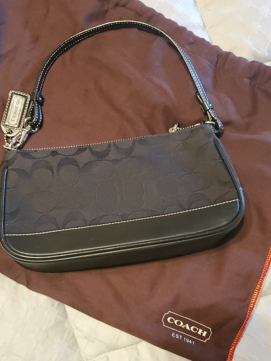 Vintage Coach Signature Demi Pouch